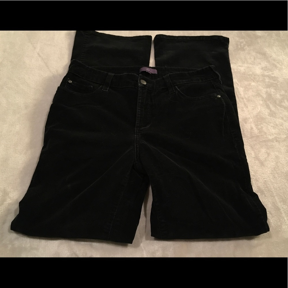 NYDJ Black Corduroy Bootcut Jeans S10